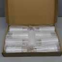 Amagic Magic Pure White Flameless Candles, Battery Operated Candles, Acrylic Flickering LED Pillar Candles with Remote Control and Timer, 3D Wick, Yellow and Blue Glow, D2.2 xH5.5 6.5" 7.5", Set of 9