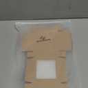 Zonon 30 Kraft Paper Boxes with Window 4.13 x 4.13 x 1.18 Inch Candy Packaging, Small Gift Boxes, Soap holder, Mini Treat Packaging for Bakery Chocolate Jewelry Display(Brown)