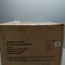 24 inch Counter Stool, Modern Bucket Barstool Set of 3, Barstools with Back and Footrest, Faux Leather Bar Stools for Kitchen Island Restaurants Light Beige Gray 