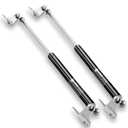 25Inch 15Lbs/67N Gas Struts Springs Shocks Lift Support for Boat Cover RV Bed Storage Heavy Duty Toolbox Lid Trash Bin Outdoor Bench Cabinet Trap Door Trailer Floor Hatch 2pcs