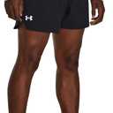 Under Armour Men's UA Speedpocket 5'' Shorts 1377485 (US, Alpha, X-Large, Regular, Regular, Black/Reflective - 001)