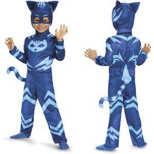 Disguise Catboy Costume for Kids, Official PJ Masks Costume Jumpsuit (Small (2T))