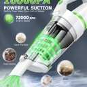 AHNR Handheld Vacuum Cordless, 16000PA Powerful Suction Hand Held Vacuum Dust Busters Cordless Rechargeable with LED Light & 2 HEPA Filters, Portable Car Vacuum Cleaner High Power for Car Home Office