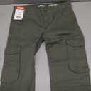 Wrangler Boys' Charge Cargo Pant (8 Husky, Olive)