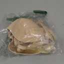 Strapless Bra with Clear Back Invisible Strap Push Up Padded Underwire Backless Halter Bralette (36B, Beige)