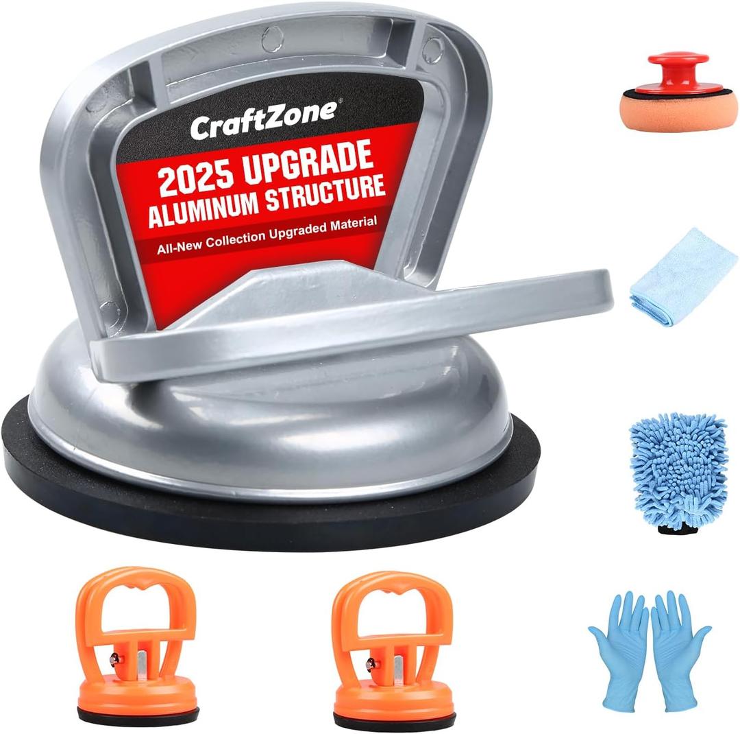 Dent Puller, Car Dent Puller Kit 7 Pack, Strong Dent Removal Tool for Car Suction, Dent Repair Kit for Cars Body, Glass, Screen, Moving Objects