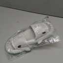 Kids Shark SlidesPillow Shower Sandals Quick Dry SlippersToddler Boys Girls Comfy Cloud SlidesSummer Non-Slip Thick Sole Beach Pool shoes (12-13 Little Kid, Grey)