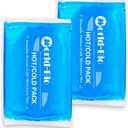 Large Gel Ice Packs for Injuries Reusable Hot Cold Pack Compress for Pain Relief, Rehabilitation, Comfort Ice Gel Pack Flexible Therapy on Neck, Arm, Knee, Leg, Shoulder, Elbow, Wrist - 2 Pack Blue