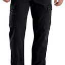 Carhartt Men's Relaxed Straight Rigby Cargo Pant (30W x 30L, Black)