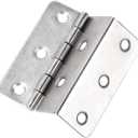 10 Pack 2" Chest Hinges - Nickel, Swing Clear, Expandable Cabinet Door Hinges