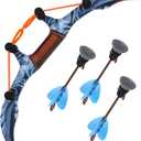 Zing Avatar Na'vi Defender Bow Pack - 1 Bow and 3 Suction-Cup Arrows, Officially Licensed Role-Play Bow, Shoots Safe Arrows Over 40ft, for Outdoor or Indoor Play, Age 8 and Up