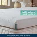 Lofton by Saatva™ 3" Copper Infused Memory Foam Mattress Topper, Full
