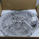 Modern Chandeliers for Living Room Nickel Crystal Chandelier Light Fixture Living Room Lighting Fixture Hanging for Foyer Entryway Stairway Hallway