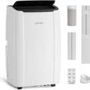 Garvee 12000 BTU Portable Air Conditioner, Portable AC Unit with Dehumidifier, Fan and Remote Control, Energy Efficient Indoor AC Conditioner for Rooms Up to 550 Sq. ft., White