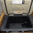 Ninja | Cooler | FrostVault 45QT Cooler with Wheels | Insulated with Temp Dry Storage Drawer | Keeps Ice Cold for Days | for The Beach, Camping, Picnics & More | Birch Beige | FB245CS