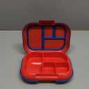 Bentgo Kids Chill Leak-Proof Lunch Box - Included Reusable Ice Pack Keeps Food Cold; 4-Compartment Bento Lunch Container; Microwave/Dishwasher Safe; (Red/Royal) (Red/Royal)