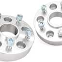 Rough Country 2" Aluminum Wheel Spacers for Ram 1500 4WD (2012-2018 & Classic) - Fits 5x5.5 Bolt Pattern, Pair