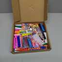 JOICEE 80PCS Cheer Pins Spirit Clips,80 Colored Wooden Clothes Pins 126 Mini Resin Animals Bows Daisy and Stickers Pen 300 Beads Pearls for Backpacks Ribbon Team Classroom Cheer Gifts Bulk (Multicolor)