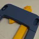 Rabb 1st Potty Training Seat, Upgrade Toddler Toilet Seat for Kids Boys Girls, 2 in 1 Potty Training Toilet for Kids, Splash Guard Anti-Slip Pad Step Stool（Blueyellow）