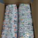 The Honest Company Comfort Dry Disposable Daytime Diapers for Sensitive Skin, Hypoallergenic, Fragrance-Free, Multi-Colored Giraffes + Barnyard Babies, Club Box, Size 2 (12-18 lbs), 72 Count