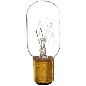 Pack of 2, Sylvania 18321 25-Watt Clear Tubular Double Contact Bayonet Base Incandescent T8 Bulb
