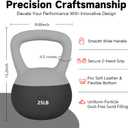 Leikefitness Soft Kettlebells,Weights for Women and Men,Home workout 25lb
