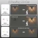 2 Pack Solar Outdoor Wall Lights for Fence Front Door Waterproof Dusk to Dawn Motion Sensor LED Sconce with 3 Modes,3000K E26 Bulb Included,Exterior Porch Lamps Wall Mount Patio Decorative