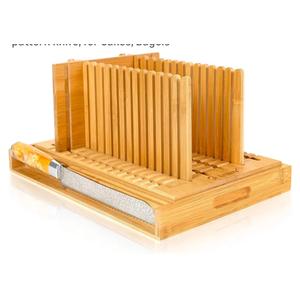 Bamboo Bread Slicer with High-Grade,Detached Piece