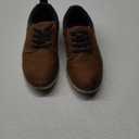 Bruno Marc Boy's Mesh Sneakers Oxfords Casual Dress Lace-Up Lightweight Walking Shoes (5 Big Kid, Brown)