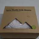 KeaBabies 2-Pack Muslin Crib Sheets for Boys, Girls - 100% Organic Cotton Fitted Baby Crib Mattress Sheet, Soft Breathable Standard Toddler Bed Cover Bedding Set, Neutral, Durable 52x28 (Greige)