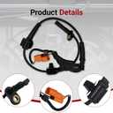 ABS Wheel Speed Sensor Front Left ALS1086 Compatible with Honda CR-V 2002 2003 2004 2005 2006 Sport Utility 2.4L, Front Driver Side Loction, Replaces 57455-S9A-013 57455S9A013