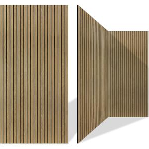 4 Pack Large Acoustic Panels, 47.2"X 23.6"Acoustical Wall Panels, Self-Adhesive Sound Proof Panels for Walls, Acoustic Treatment for Recording Studio, Home & Office, Natural Oak