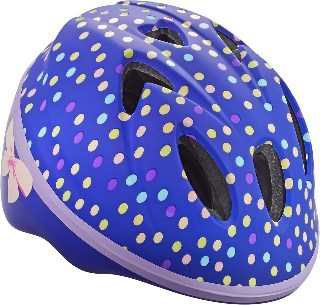 Schwinn Classic Toddler and Baby Bike Helmet for Boys and Girls, Dial Fit Adjustment and Full Range Padding, Extended Lower Shell XS-S