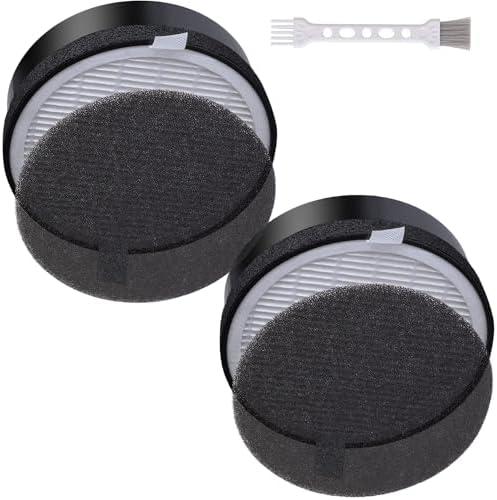Replacement Filter for LV-H132 Air Purifier, Compatible with Laukowind 3-in-1 Nylon Pre-Filter, High-Efficiency Activated Carbon True HEPA Filters, Part LV-H132-RF, 2 Pack