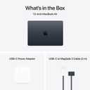 Apple 2025 MacBook Air 13-inch Laptop with M4 chip: Built for Apple Intelligence, 13.6-inch Liquid Retina Display, 16GB Unified Memory, 256GB SSD Storage, 12MP Center Stage Camera, Touch ID; Midnight