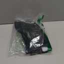 Vatge Small Door Window Curtains Privacy Thermal Insulated Blackout Window Coverings for Front Glass Door Tie Up Shade for Home Office, 1 Panel, W26 x L20, Black