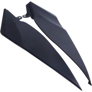 Pair Black Tank Side Fairing Panel Gas Tank Cover Trim Cowl For Yamaha YZF R1 2007 2008