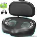 Bike Seat Noseless Wide Bicycle Seat for Women Men, Bike Seats Cushion Comfort for Big Butt, Multiple Fit Saddle for Peloton, Electric, Exercise, Cruiser Bikes (Backrest Black)