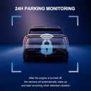 Dash Camera 2 Channel Car Camera 360 Front Interior Dash Camera FHD DVR 3" LCD Super IR Night Vision 24 Hour Parking Monitor Motion Detection