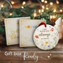 2 x SOL VIBES Memorial Christian Bible Verse Ornament 2025  Memory Ornament for Christmas Tree, Passing Away Christmas Decor  Sympathy Bereavement Gifts for Loss of Father, Mom, Son