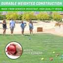 GoSports 90 mm Bocce Ball Sets - Outdoor Lawn Game - Composite or Resin