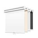 LazBlinds No Tools No Drill Cordless Roller Shades, Light Filtering Roller Blinds for Windows, Thermal Insulated UV Protection Roll Up Window Blinds and Shases, 22'' W x 72'' H, White