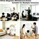 Magnetic Chalkboard Peel and Stick Wall Decal, 23.6" x 40"
