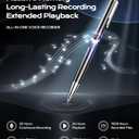 72GB Digital Voice Recorder with USB Type-C Plug, Portable OTG File Transfer Recording Device, Voice Active Recorder with One-Touch Start, Portable Audio Recorder for Meeting, Class, Work, Interviews