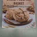 Sourdough Proofing Basket Gift Set, 9" Round and 10" Oval Banneton Bread Baking Supplies, Sourdough Baskets with Bread Lame, Danish Whish, Bowl Scraper, Sourdough Scraper, and Linen Liner (9-Piece Kit)