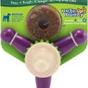 PetSafe Busy Buddy Jack - Keeps Dog Busy - Includes Treats Refill - Treat Holding Dog Toy - Helps Clean Teeth - Durable Rubber - Strong Chewers - Dishwasher Safe - Medium - Purple BB: 05/28/2028