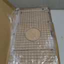 24.1 in. x 12.5 in. Centre Drain Sink Protector with Supersoft Silicone Feet in 304 Grade Stainless Steel