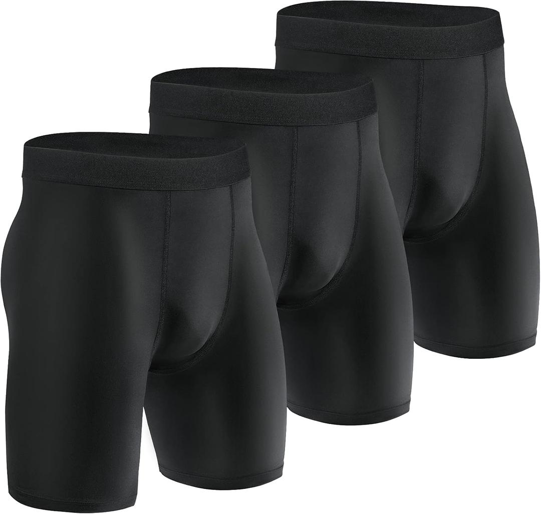 Niksa Compression Shorts Men 3 Pack, Compression Underwear for Men Athletic Shorts, Running Workout Fitness Shorts (X-Large, Black) Niksa Compression Shorts Men 3 Pack, Compression Underwear for Men Athletic Shorts, Running Workout Fitness Shorts (X-Large, Black)