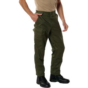 Rothco Tactical BDU (Battle Dress Uniform) Military Cargo Pants, XS (23"-27" Waist), Olive Drab