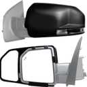 K SOURCE Snap & Zap 81850 Custom Fit Towing Mirror for 2015-2020 F150, Patented
